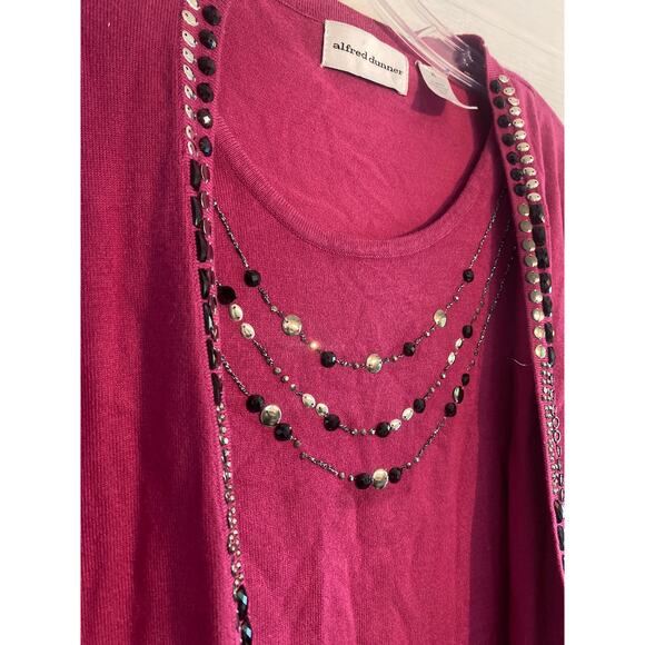 Alfred Dunner woman classic two for one sweater - Picture 2 of 3